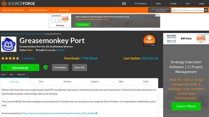 Greasemonkey Port image