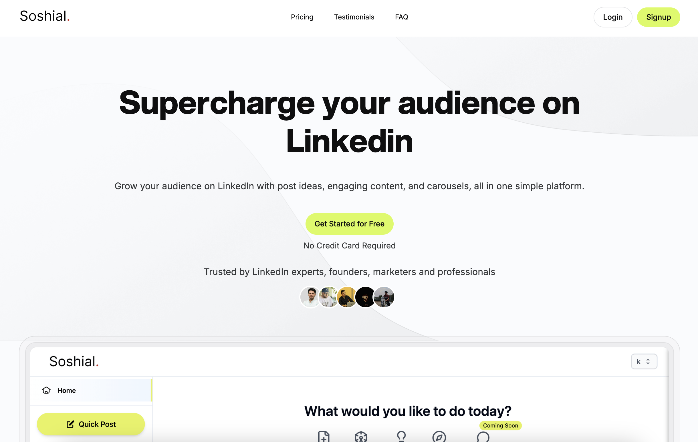 Soshial.io Supercharge Your Linkedin Audience
