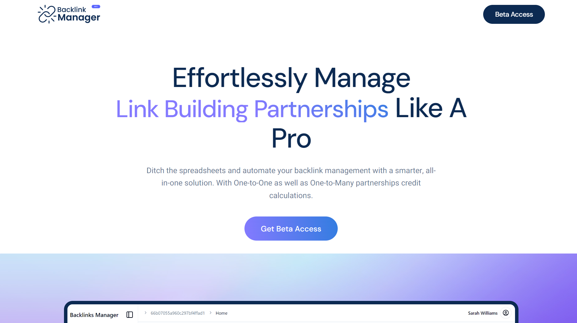 Backlink Manager by aryanjalan.com 