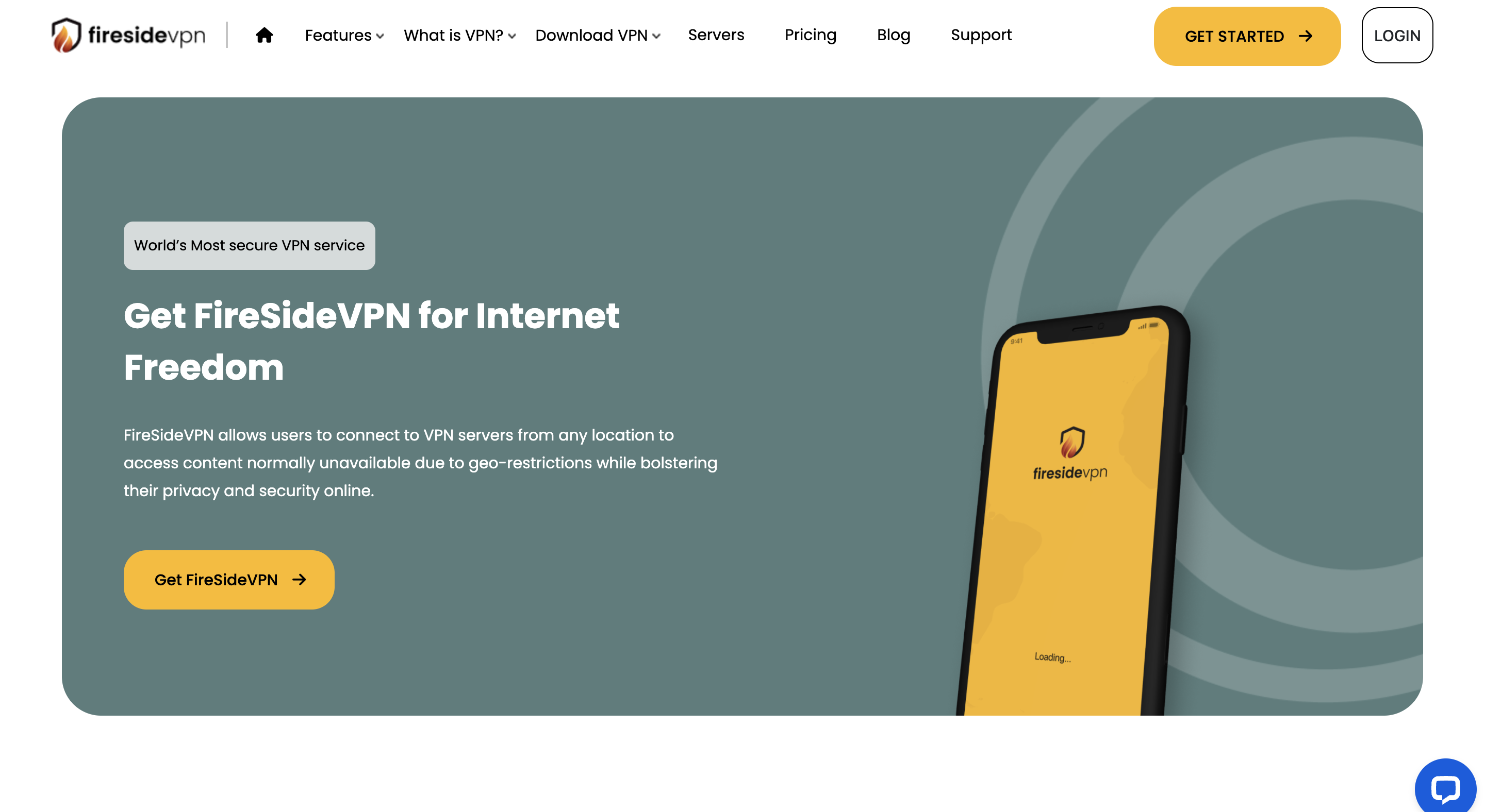 Fireside VPN Home