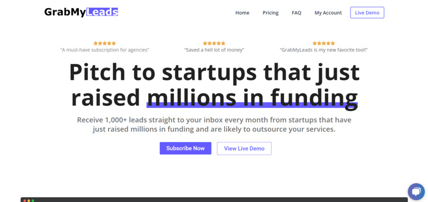 GrabMyLeads Landing Page GrabMyLeads Landing Page
