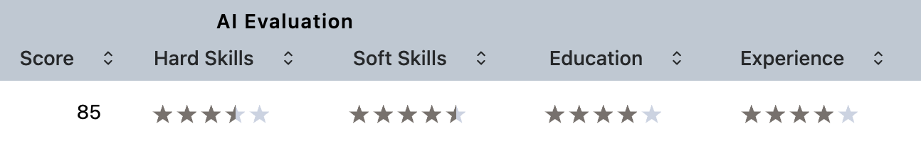 Talent24.ai Match Evaluation Overview