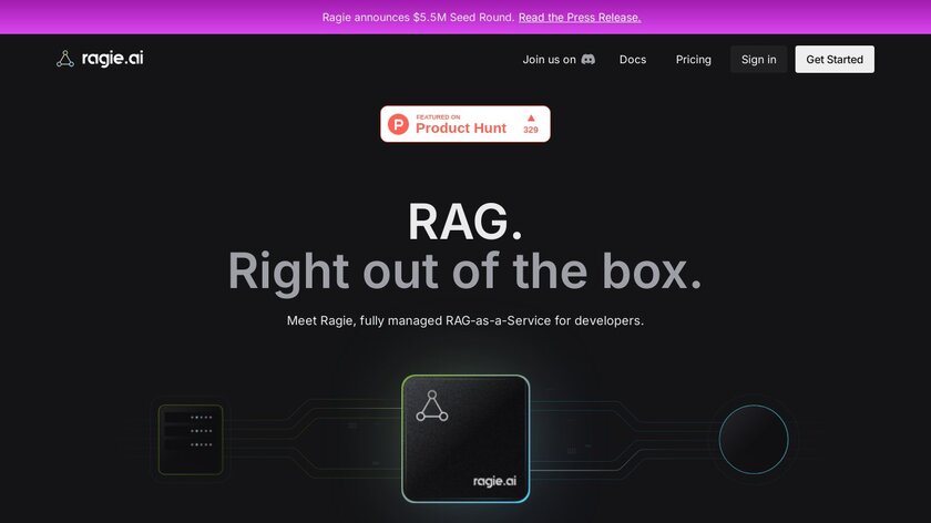 Ragie Landing Page