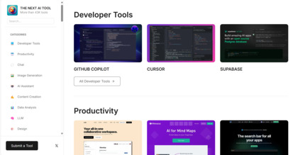 The Next AI Tool screenshot