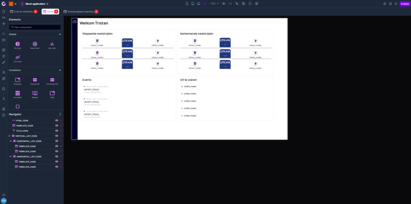 NoCode-X Page editing