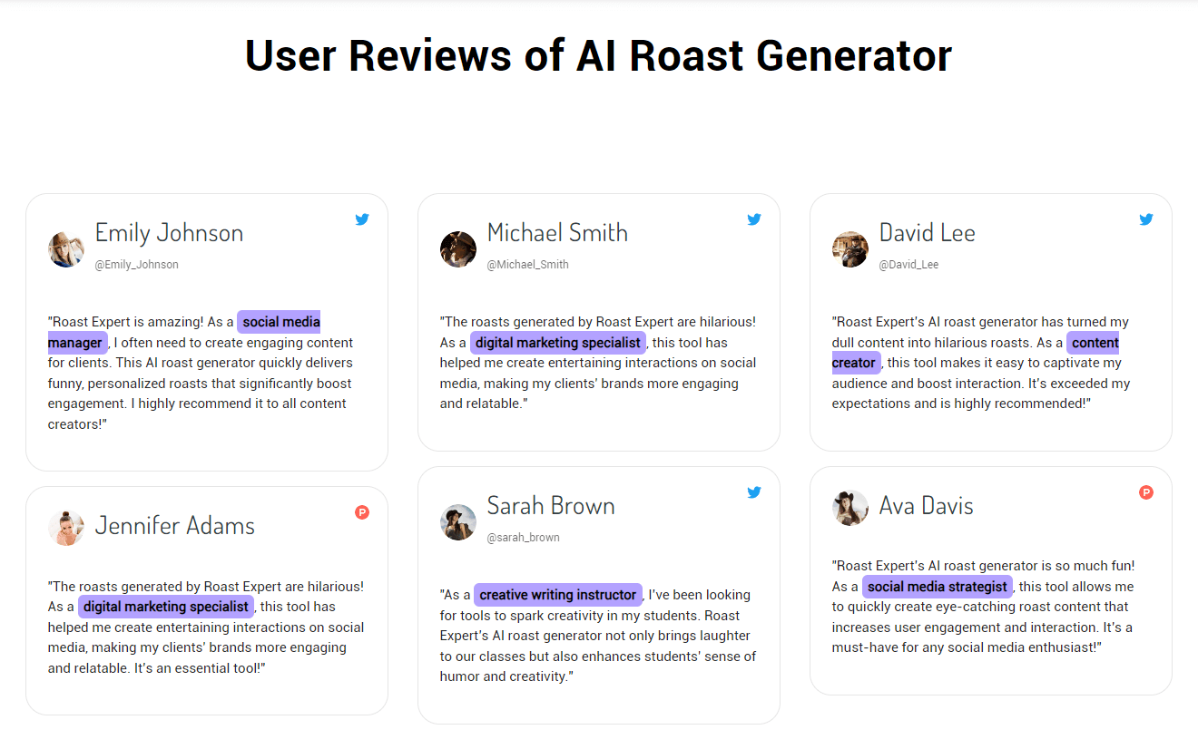 EasyComment.ai AI Roast Generator User Reviews of AI Roast Generator