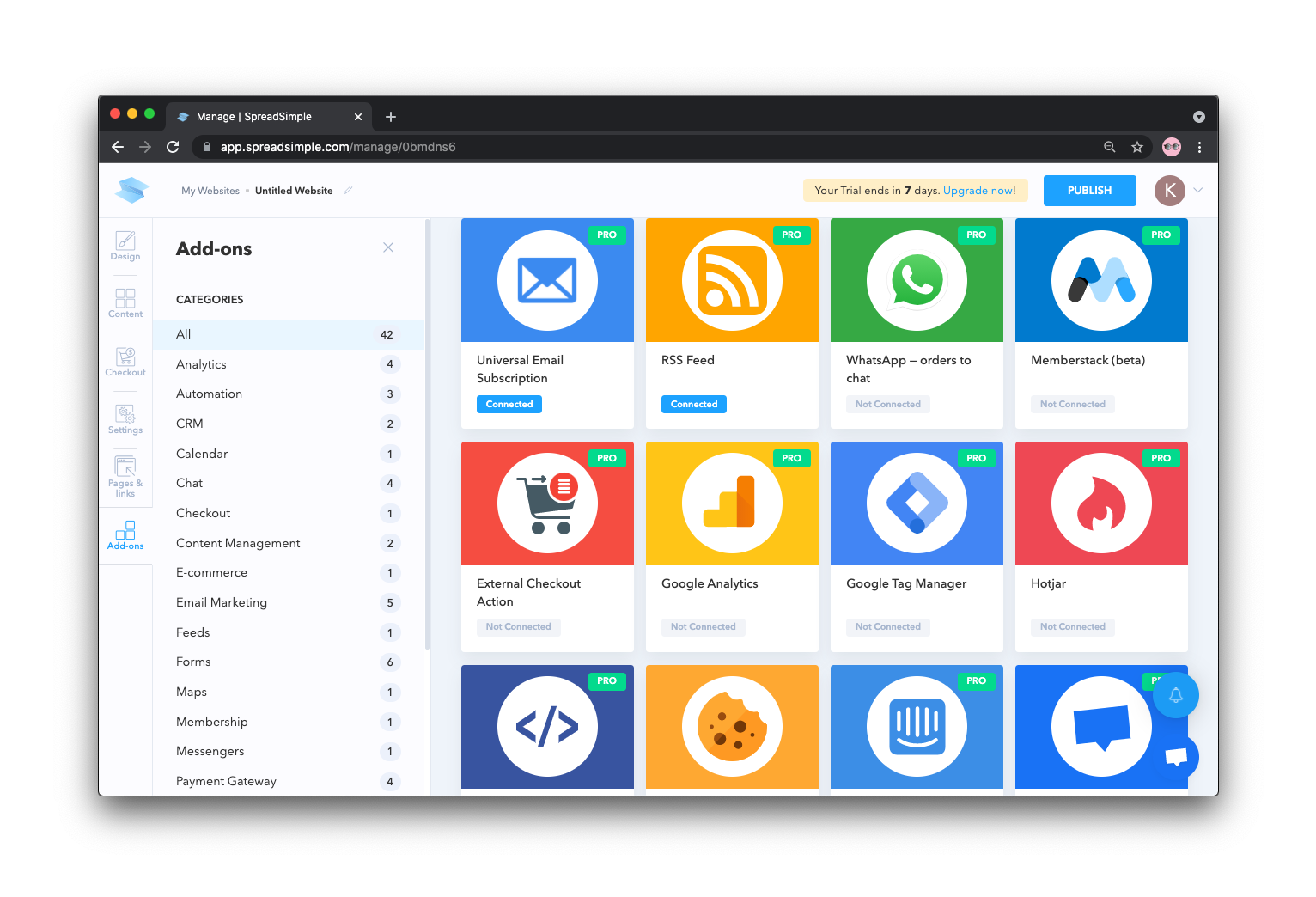 SpreadSimple Add-ons