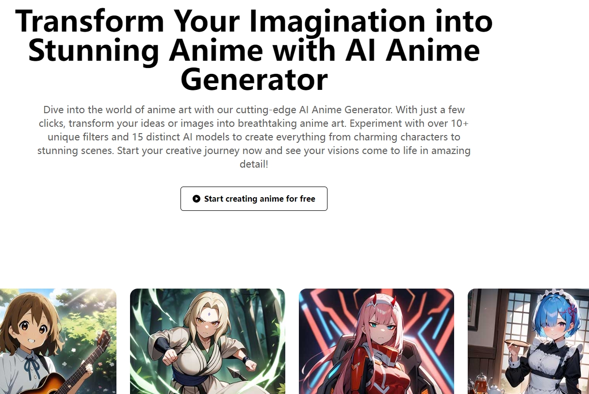 AIAnimeGenerator.us AI Anime Generator