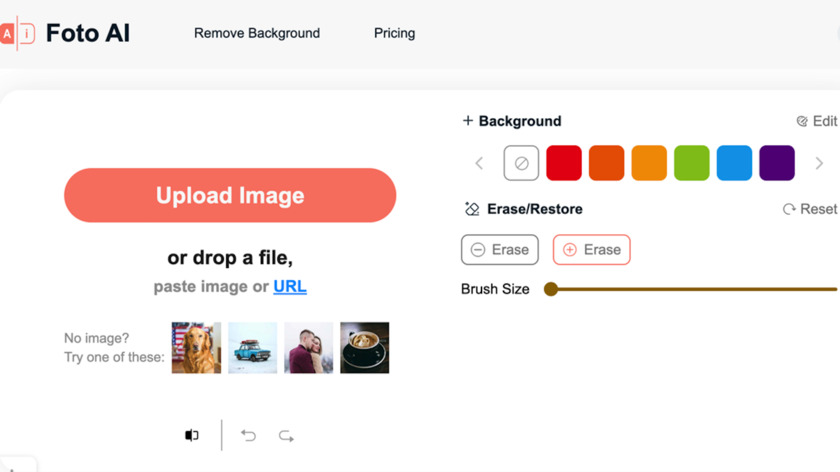 fotoai.ai Landing Page