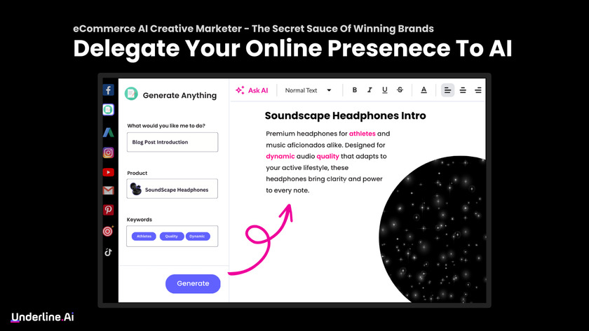 Underline.Ai Delegate Your Online Presence To Ai