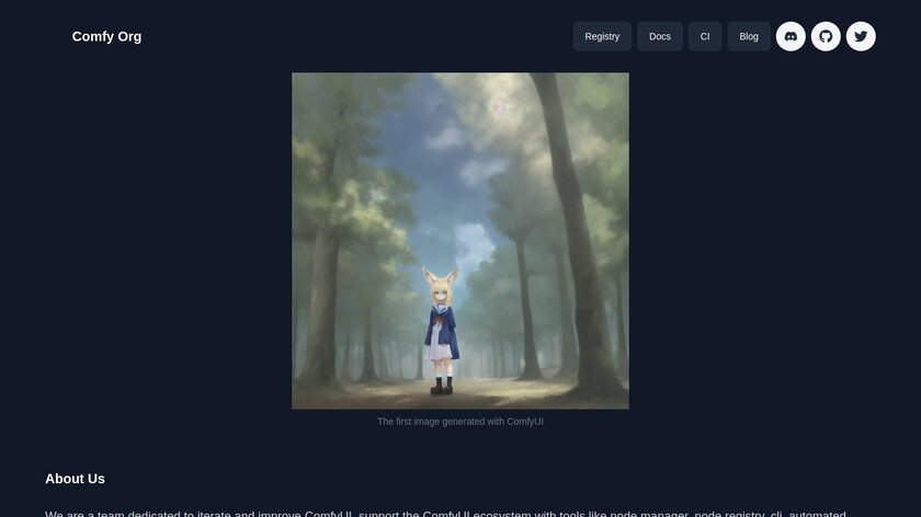 ComfyUI Landing Page