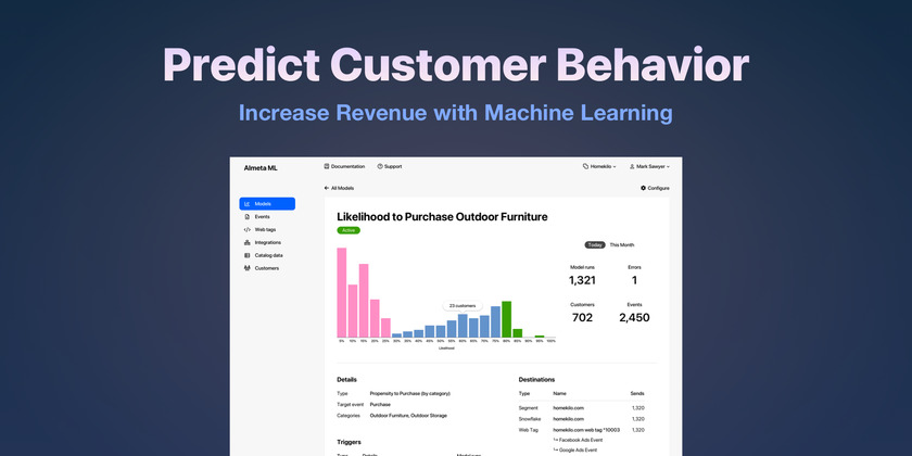 Almeta ML Landing Page