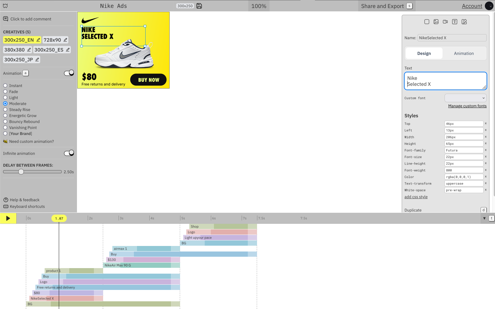 Foldwrap Editor interface