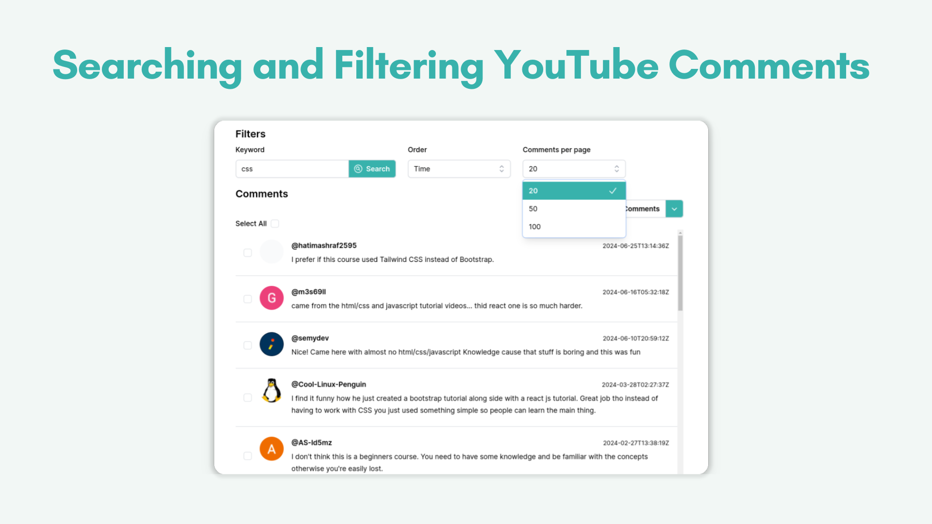 Youtube Comment Finder 