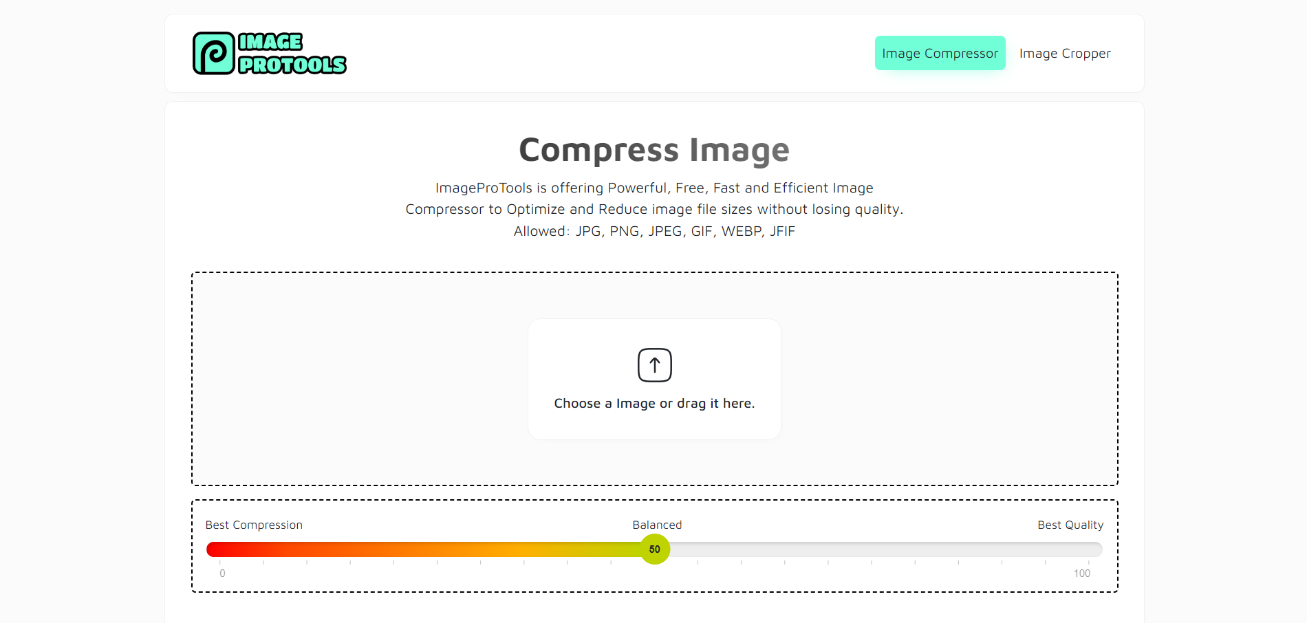 ImageProTools Image Compressor
