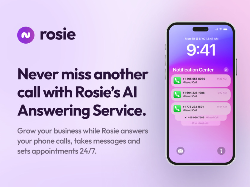 Rosie Landing Page