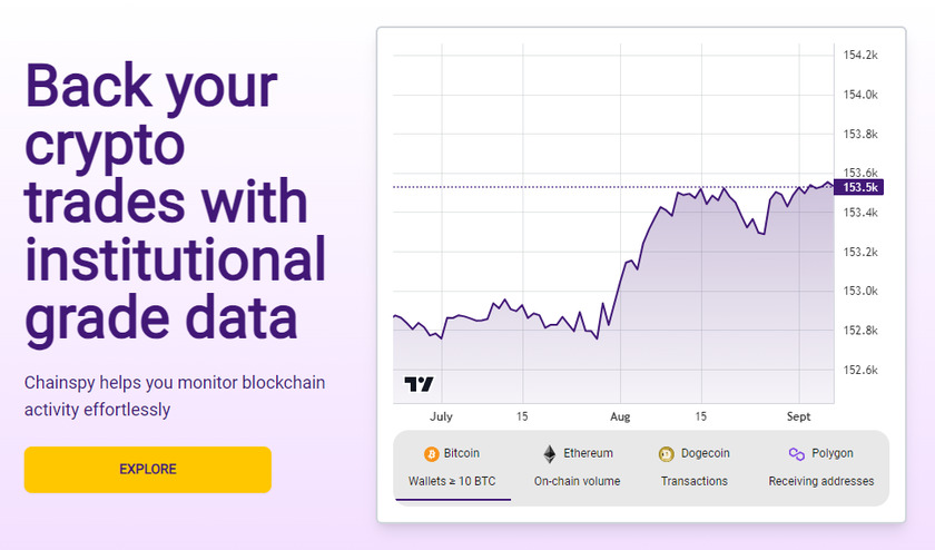 Chainspy.net Landing Page