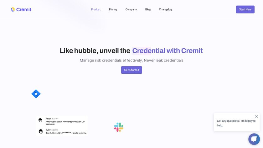 Cremit Landing Page