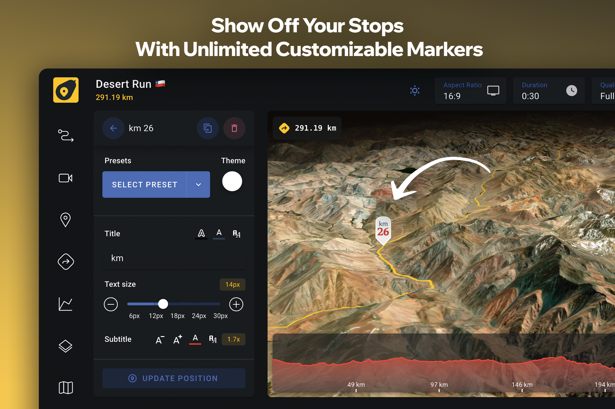 AvoMap Show Off Your Stops With Unlimited Markers