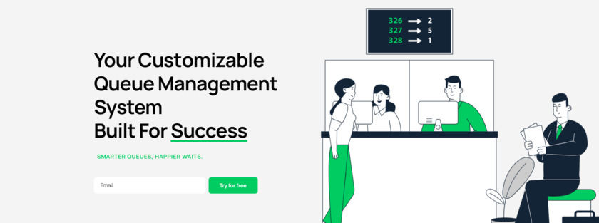 QueueHub App Landing Page