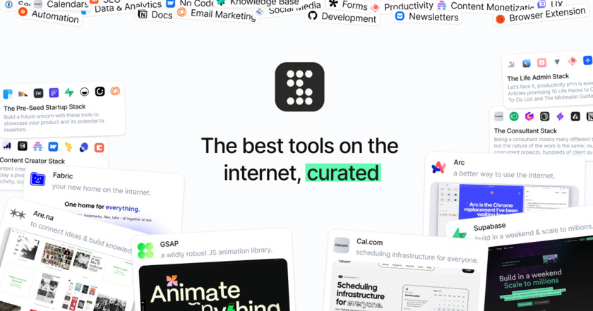 StackRadar The best tools on the internet, curated.