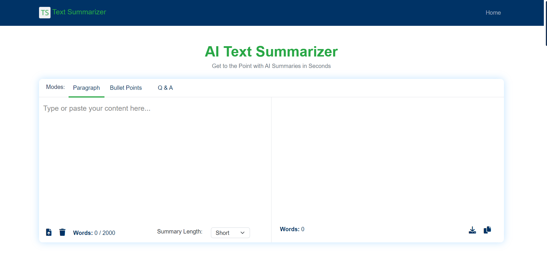 TextSummarizer.net Text Summarizer