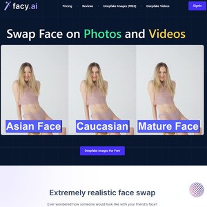 Facy.ai Homepage