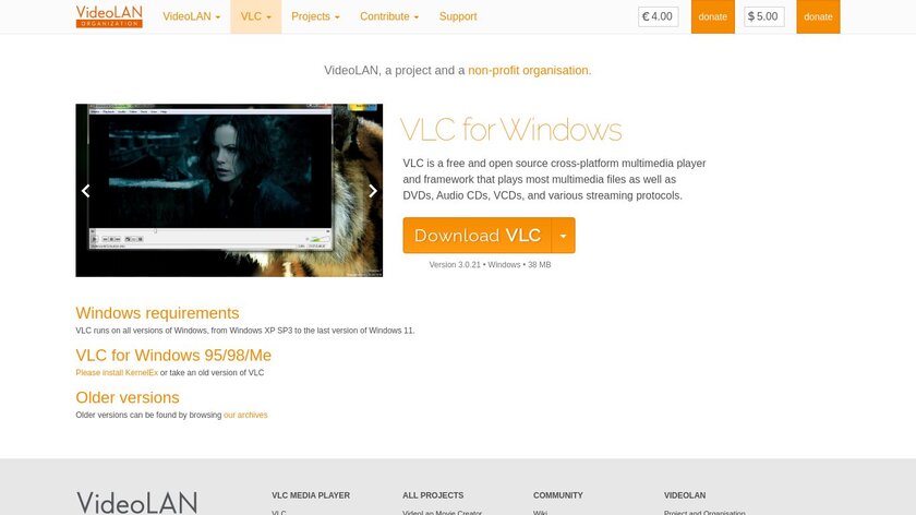 Video Downloader And Player Landing Page