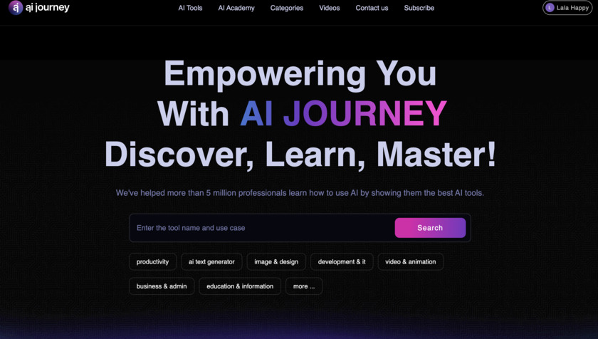 AIJourney.so Landing Page