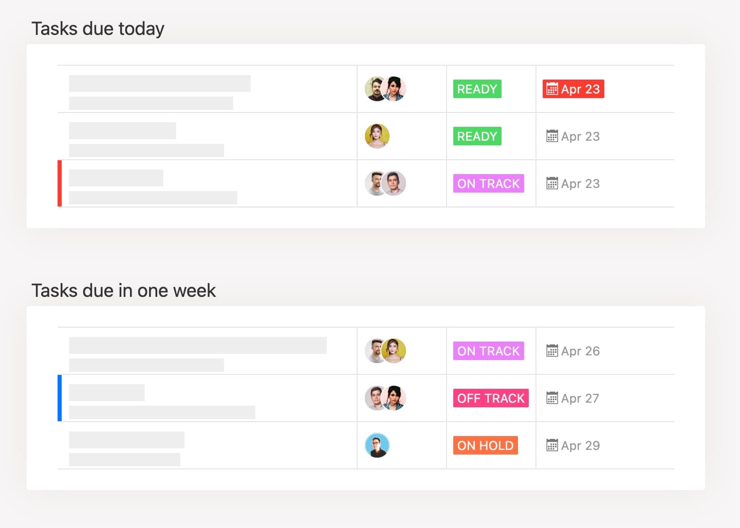 Breeze Projects and tasks
