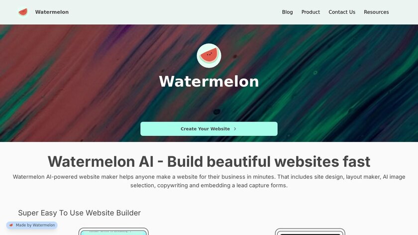 Watermelon.to Landing Page