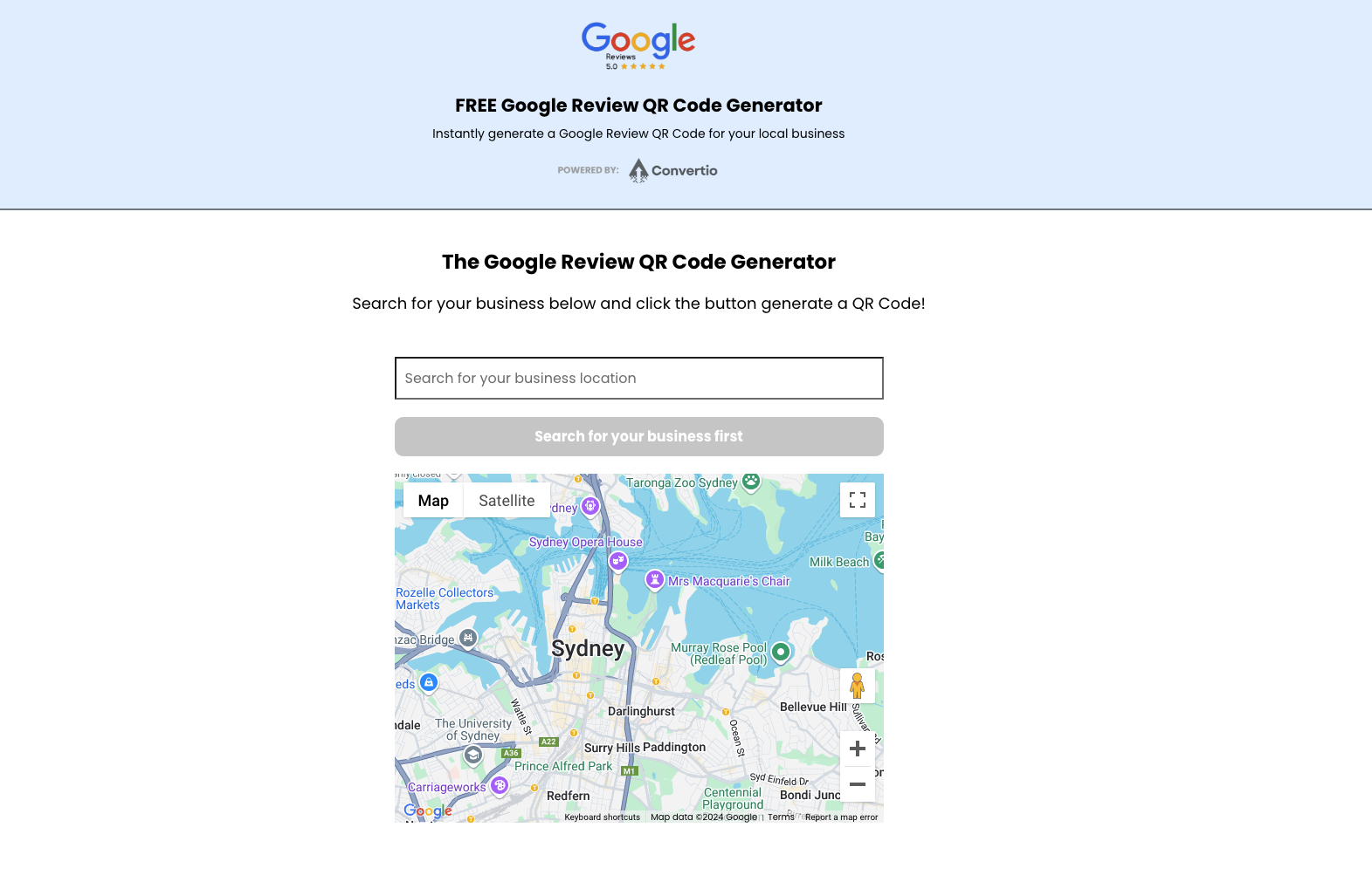 Google Review QR Code Generator 