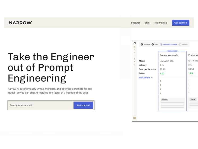 Narrow AI Automated Prompt Engineering and Optimization