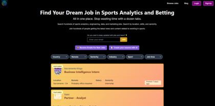 Sportsjobs Online screenshot