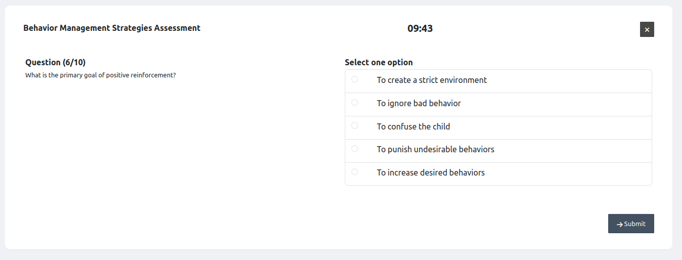 TalentScreen by InterMatics Multichoice question test