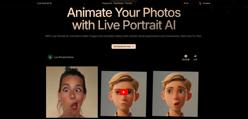 LivePortrait.org Landing Page