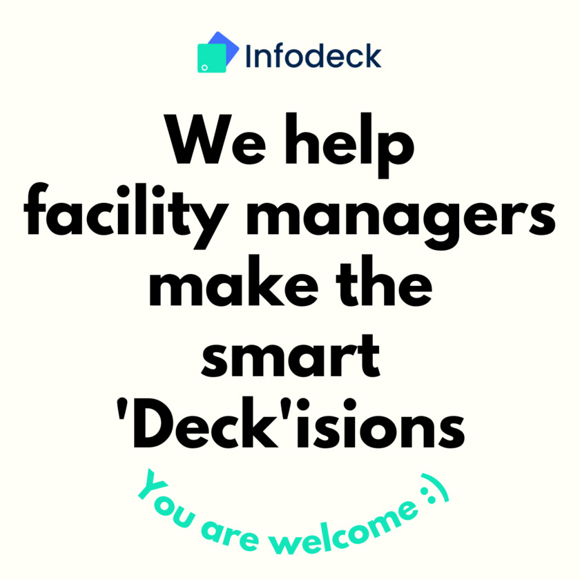 Infodeck.io Landing Page