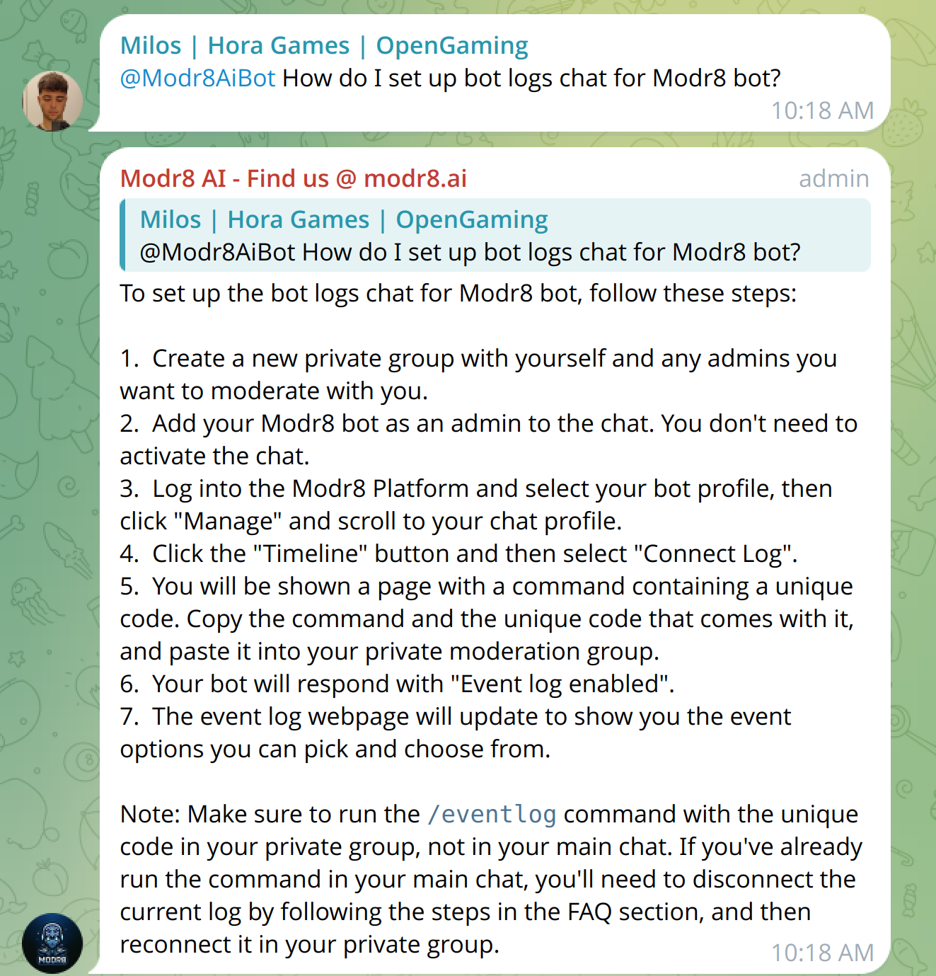 Modr8.ai Knowledge Ability