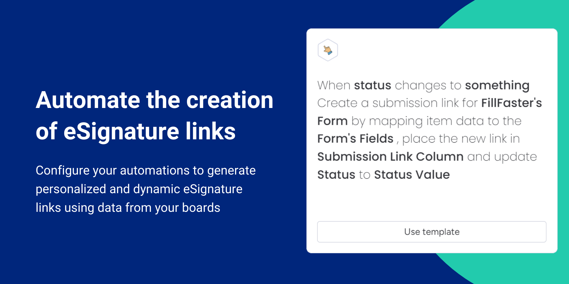 FillFaster Create submission links