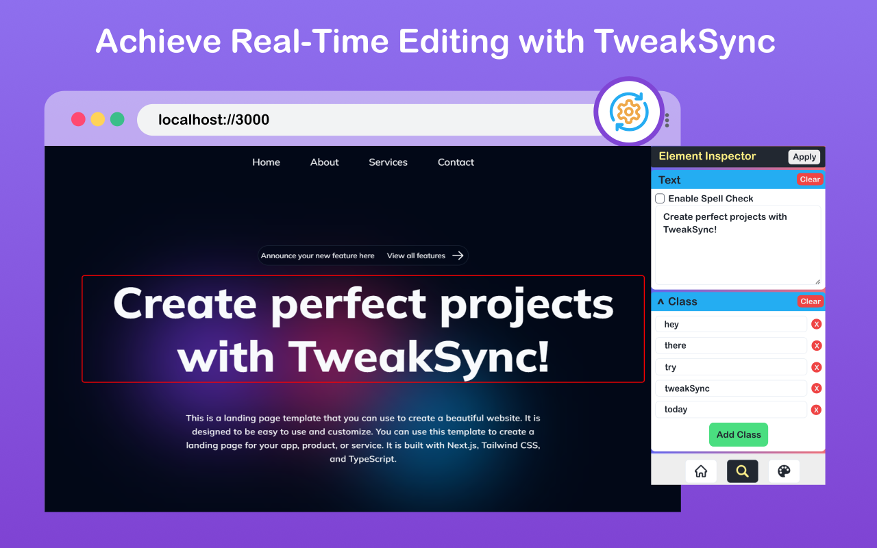 TweakSync.dev 