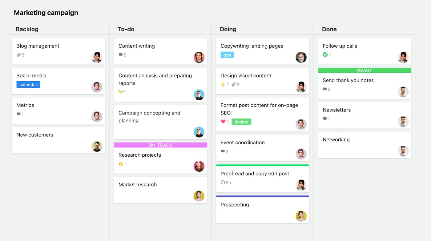 Breeze Project board