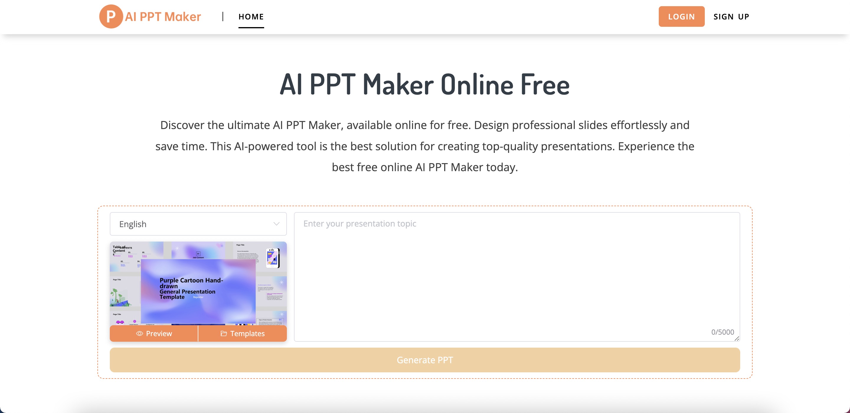 AI PPT Maker AI 