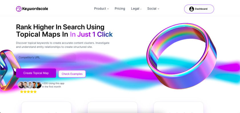 Keywordscale Landing Page