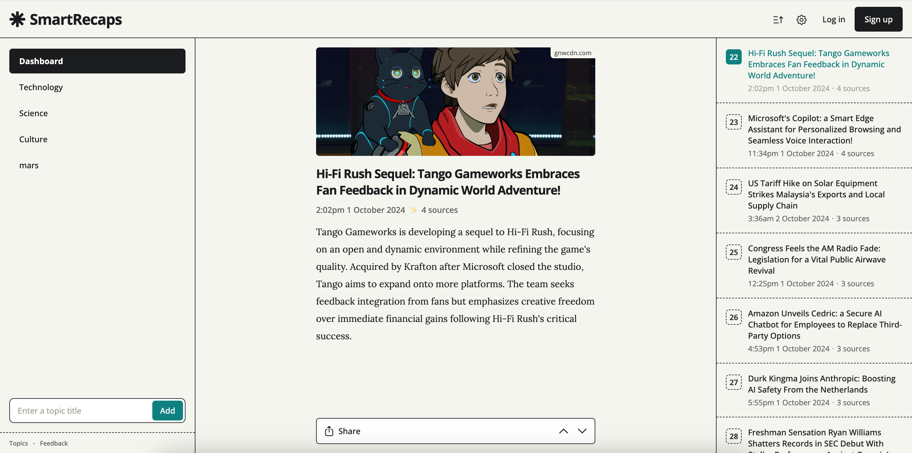 SmartRecaps SmartRecaps Article Page
