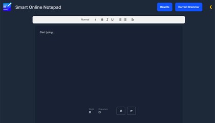 Smart Online Notepad image
