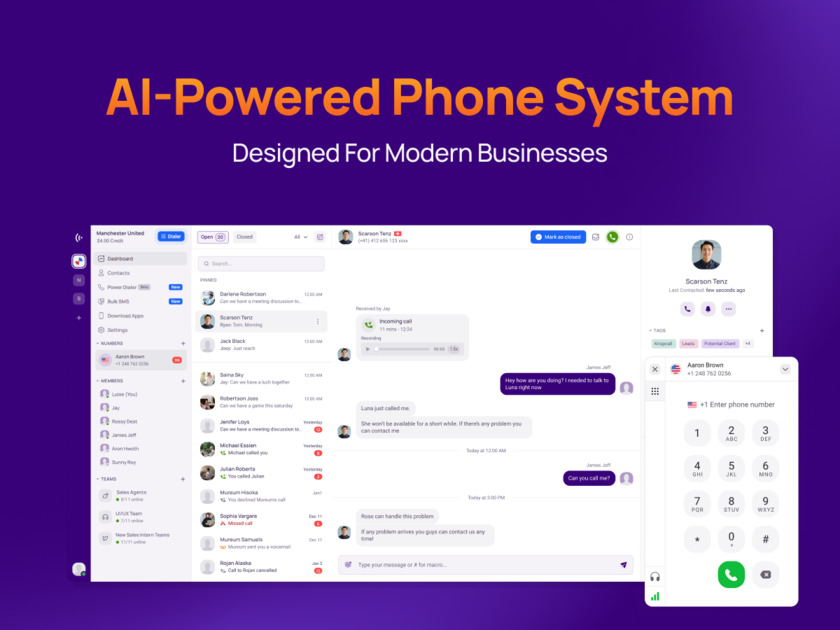 KrispCall Revolutionize your business with KrispCall’s AI-driven phone system. Empower teams, streamline workflows, and boost efficiency.