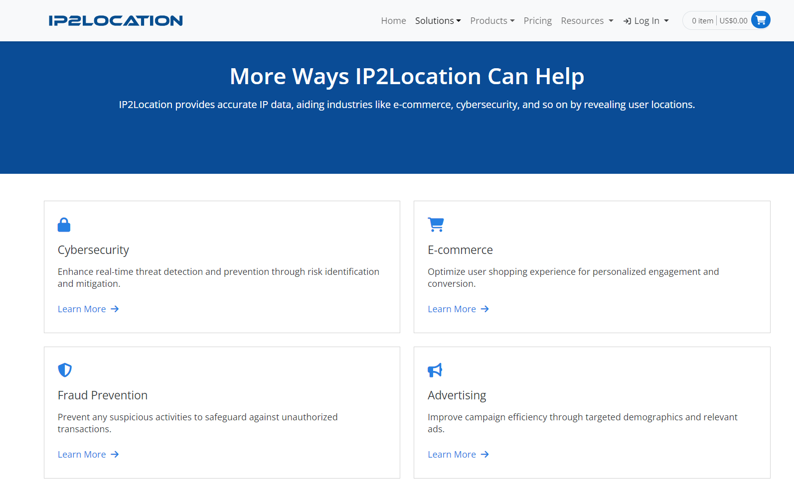IP2Location IP2Location Solutions