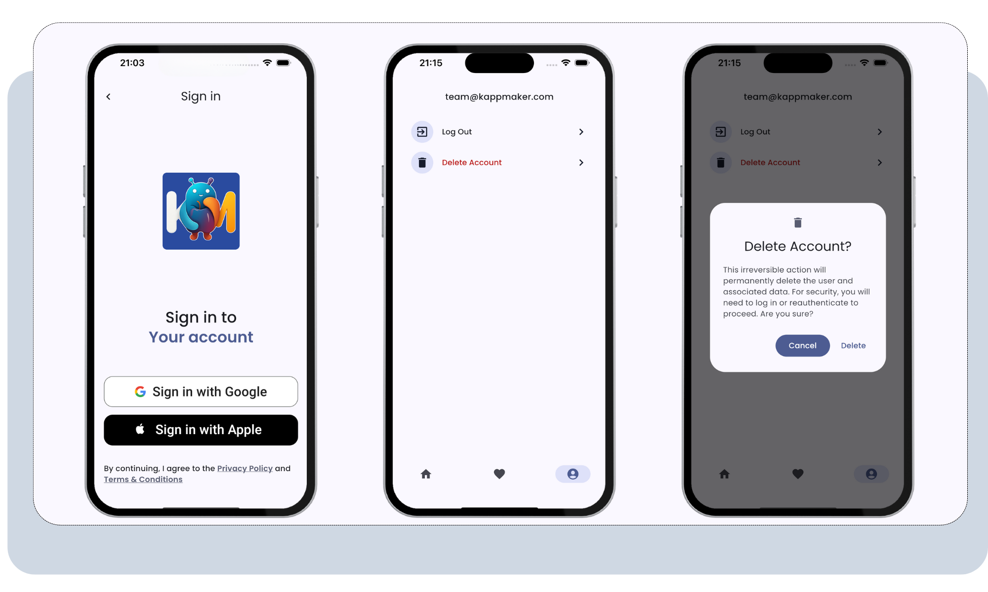 KAppMaker KAppMaker Authentication