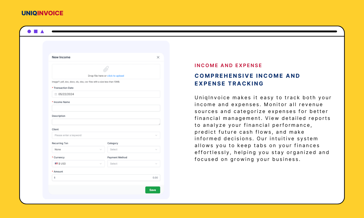 UniqInvoice UniqInvoice - Txn
