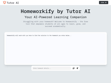 Homeworkify by Tutor AI image